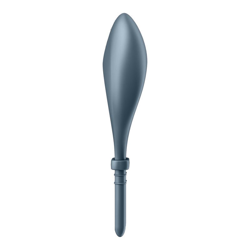 Satisfyer bullseye - cock ring - grey, Product top view  | Flirtybay.com.au